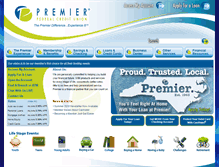 Tablet Screenshot of premierfcu.org